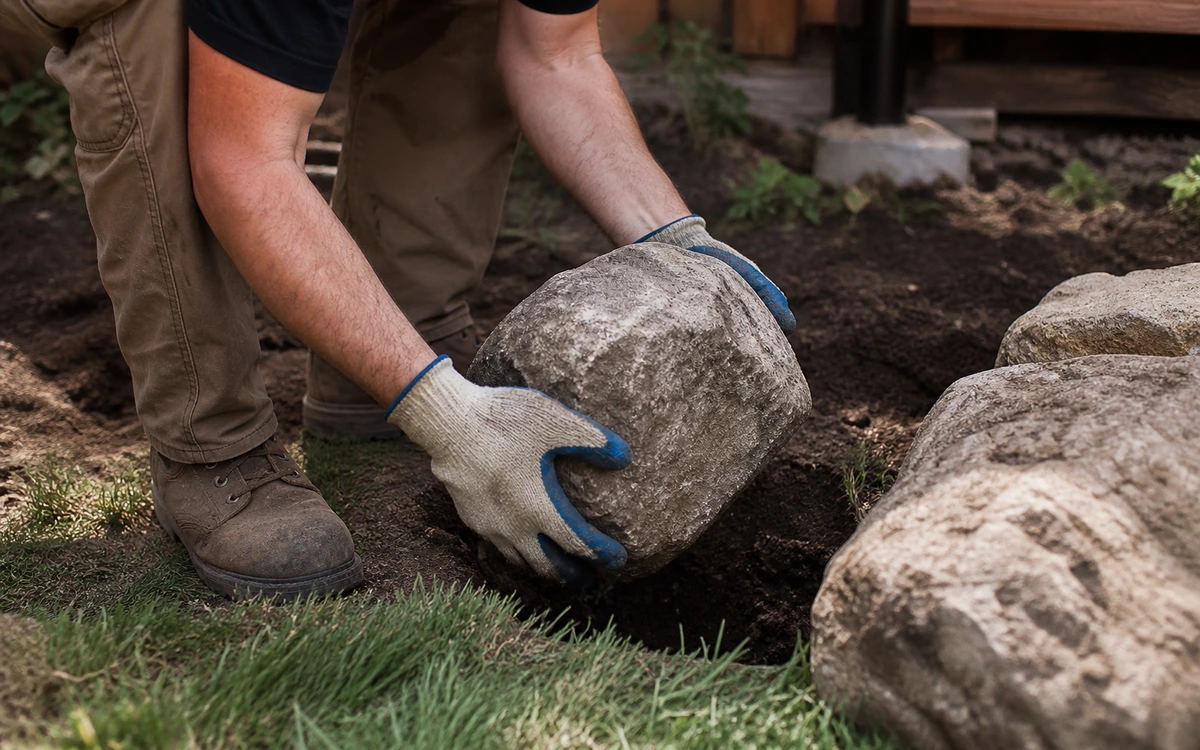 Boulder removal contractor